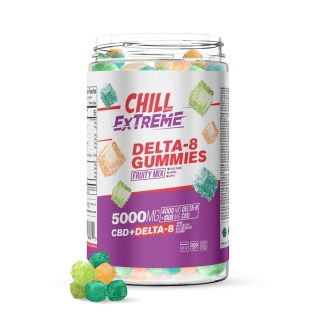 Chill Plus Extreme UK Delta-8 Gummies Fruity Mix