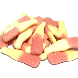 CBD Gummy Cream Soda Bottles