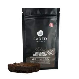 Baked Chocolate THC Fudge Brownie