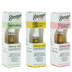 Savage CBD Natural Vape Cartridge